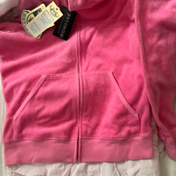 Rare ๐ฅฉ OG P&G Era Juicy Couture Pink Terry TrackSuit NWT ๐๐๐ชฝโจ๐งY2K - Picture 8 of 14